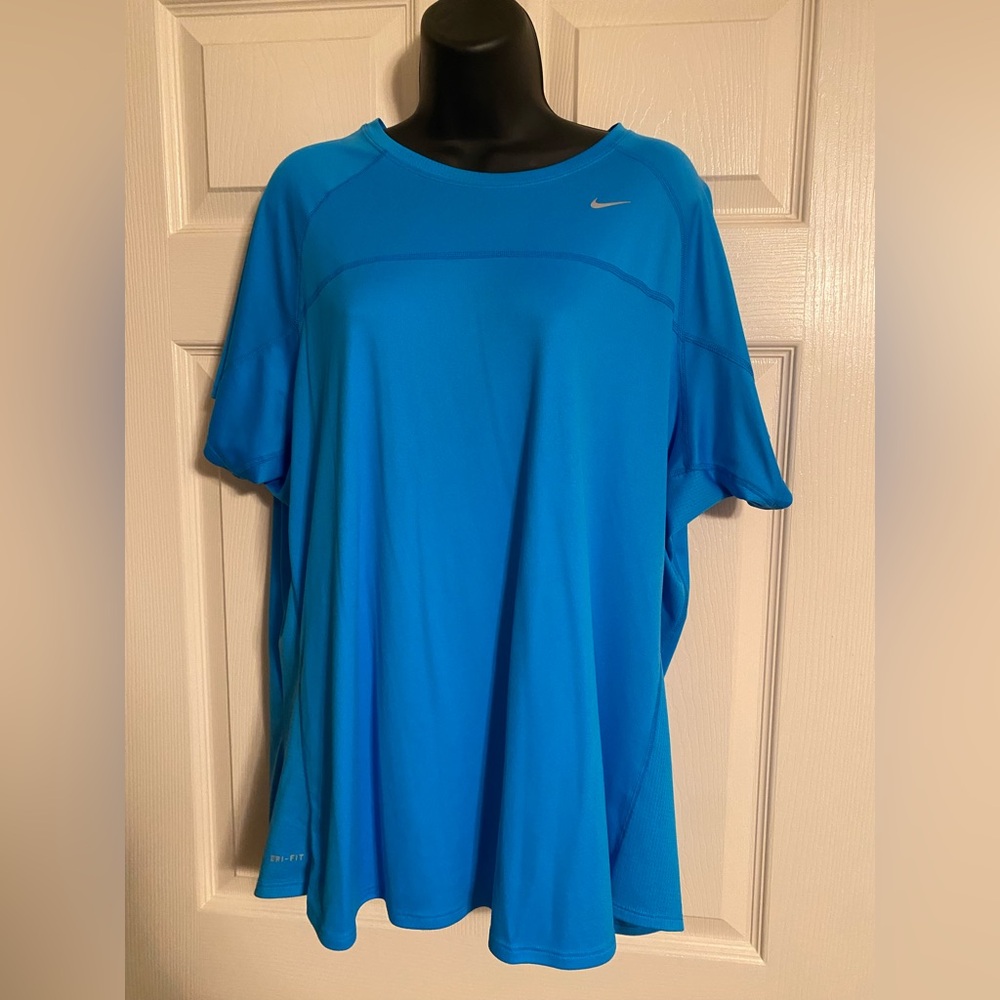 Nike Blue Oversized Short Sleeve T-Shirt